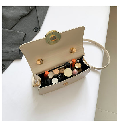 One-Shoulder Simple Crossbody Portable Small Square Bag