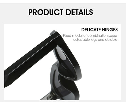 Retro high-end narrow frame square sunglasses
