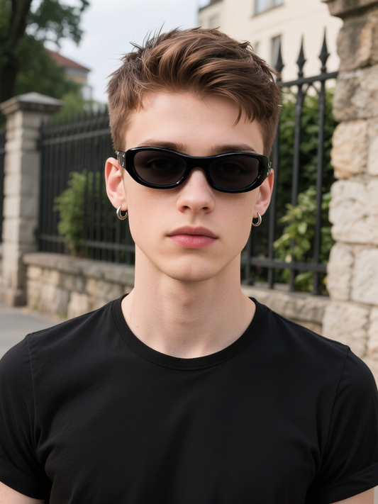 Futuristic Mountaineering Outdoor Sunglasses