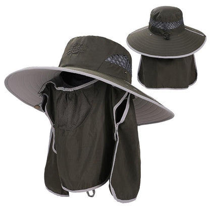 Summer outdoor quick-drying sun protection hat fishing cap
