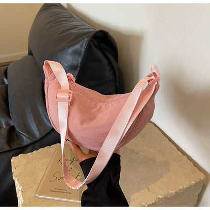 Large Capacity Casual Unisex Nylon Shoulder Bag