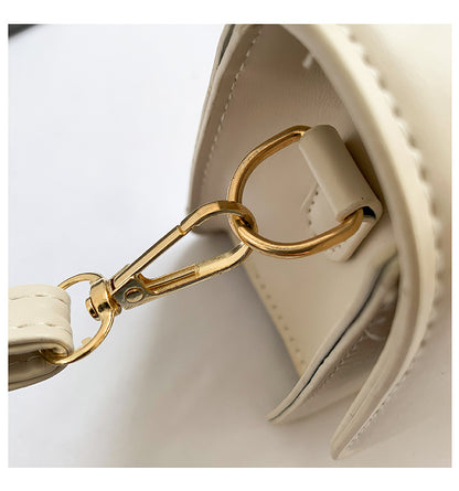 One-Shoulder Simple Crossbody Portable Small Square Bag