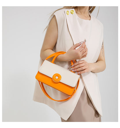 One-Shoulder Simple Crossbody Portable Small Square Bag