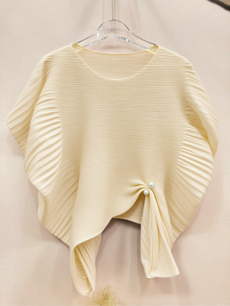 Pleated Series A-line Skirt High-end Feel Half Skirt