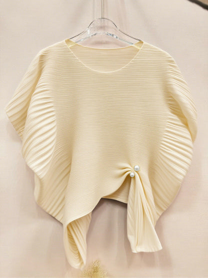 Pleated Series A-line Skirt High-end Feel Half Skirt