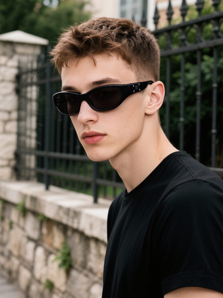 Futuristic Mountaineering Outdoor Sunglasses