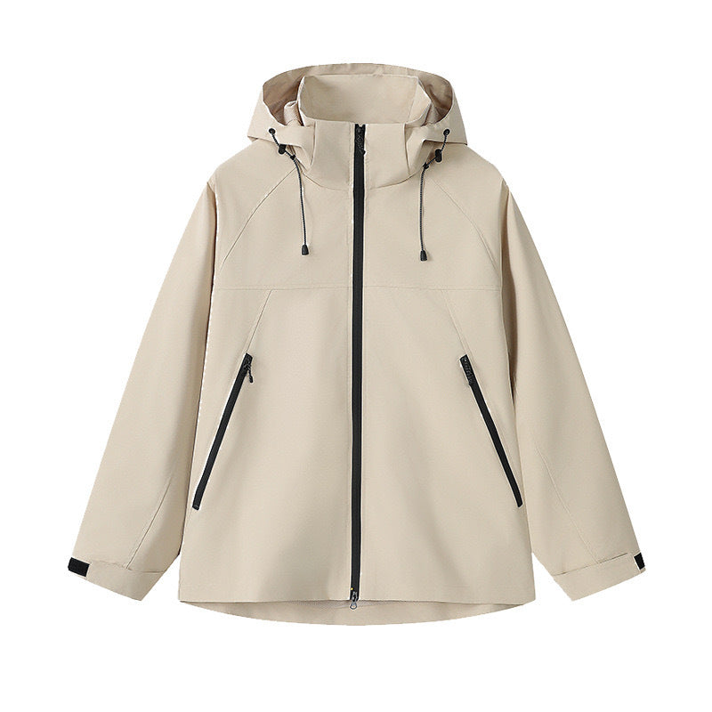 3-in-1 Waterproof Windproof Jacket Fleece Lined Outdoor Couple Hiking Jacket