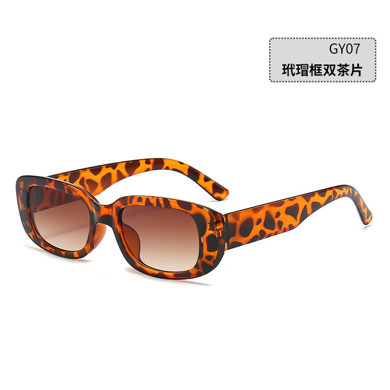 Vintage Square Frame Cat Eye Sunglasses
