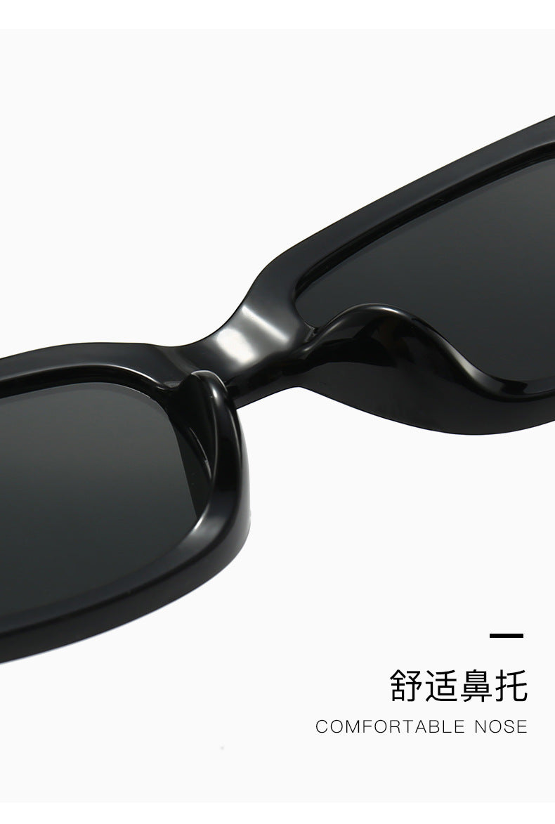 Vintage Square Frame Cat Eye Sunglasses