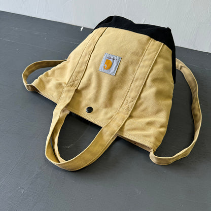 2025 Spliced Wear-Resistant Casual American Workwear Crossbody Canvas Bag