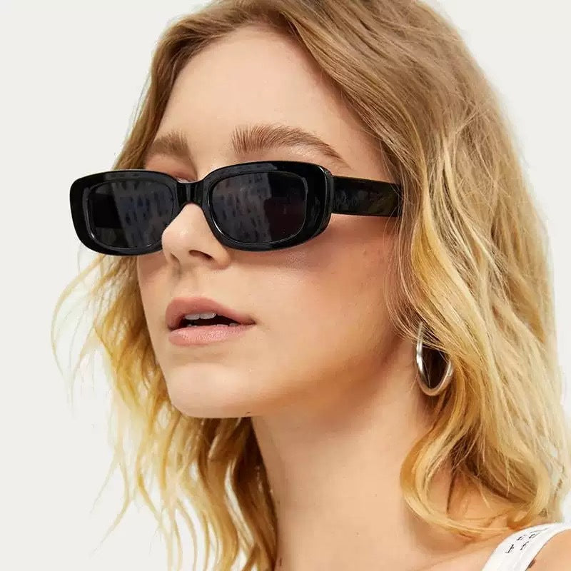 Vintage Square Frame Cat Eye Sunglasses