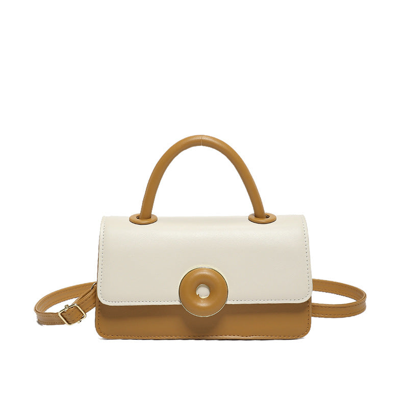 One-Shoulder Simple Crossbody Portable Small Square Bag