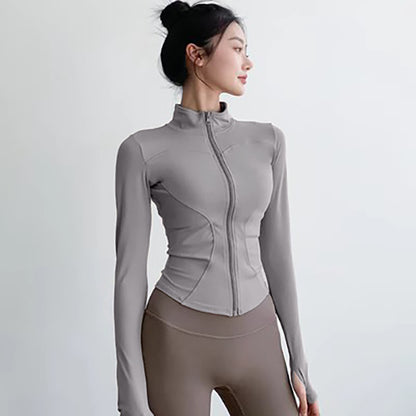 Grgr Sun Protection Quick-Dry Slim Fit Breathable High Elastic Yoga Wear