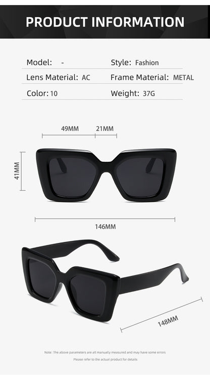 Spring Sunglasses Anti-UV Full Frame Sunglasses