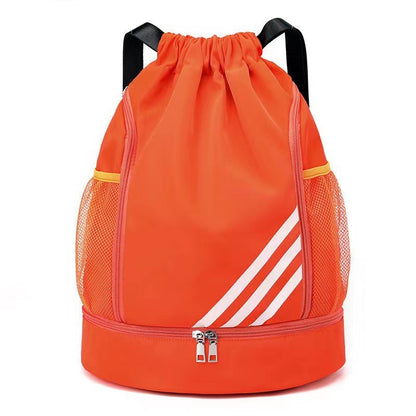 Drawstring Large Capacity Lightweight Dry-Wet Separation Swimming Travel Bag