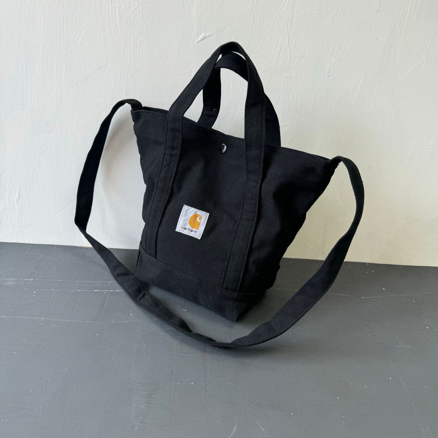 2025 Spliced Wear-Resistant Casual American Workwear Crossbody Canvas Bag