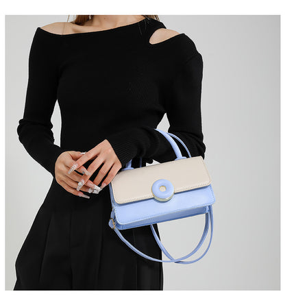 One-Shoulder Simple Crossbody Portable Small Square Bag