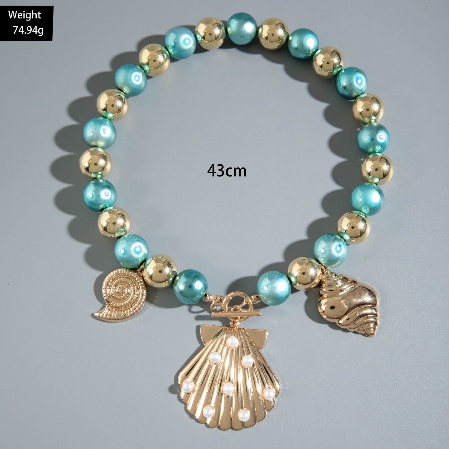 Exaggerated Acrylic Alloy Cherry Necklace