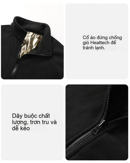 3-in-1 Waterproof Windproof Jacket Fleece Lined Outdoor Couple Hiking Jacket