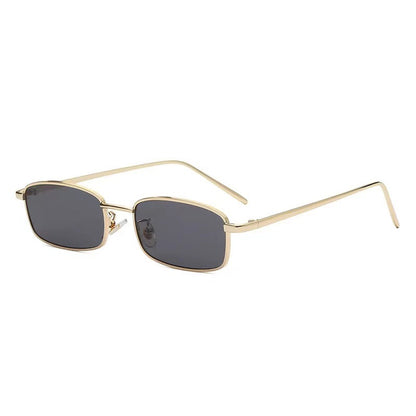 Small Square fashion Metal Sunglasses