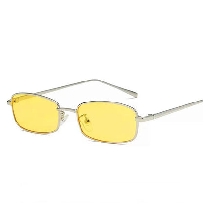 Small Square fashion Metal Sunglasses