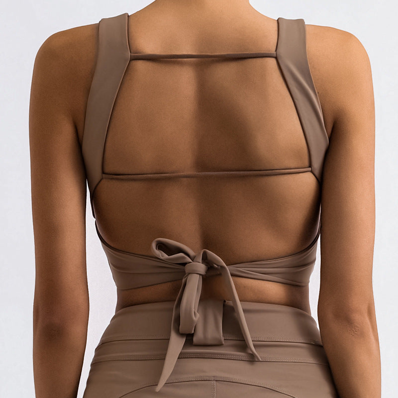 High Elasticity Quick-Dry Padded Bare-Feel Yoga Camisole