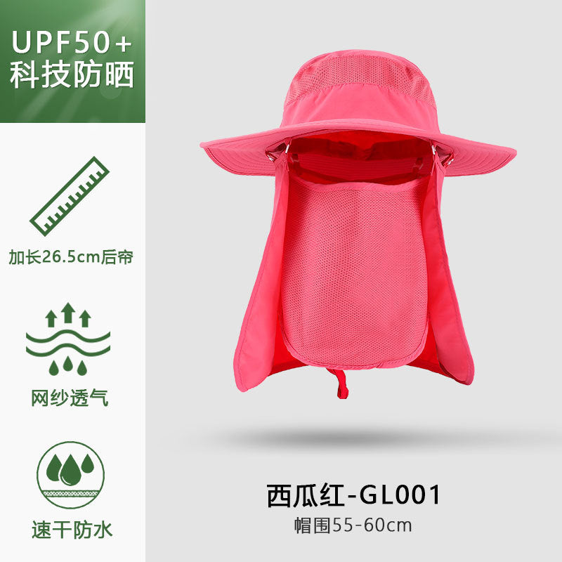 Summer outdoor quick-drying sun protection hat fishing cap