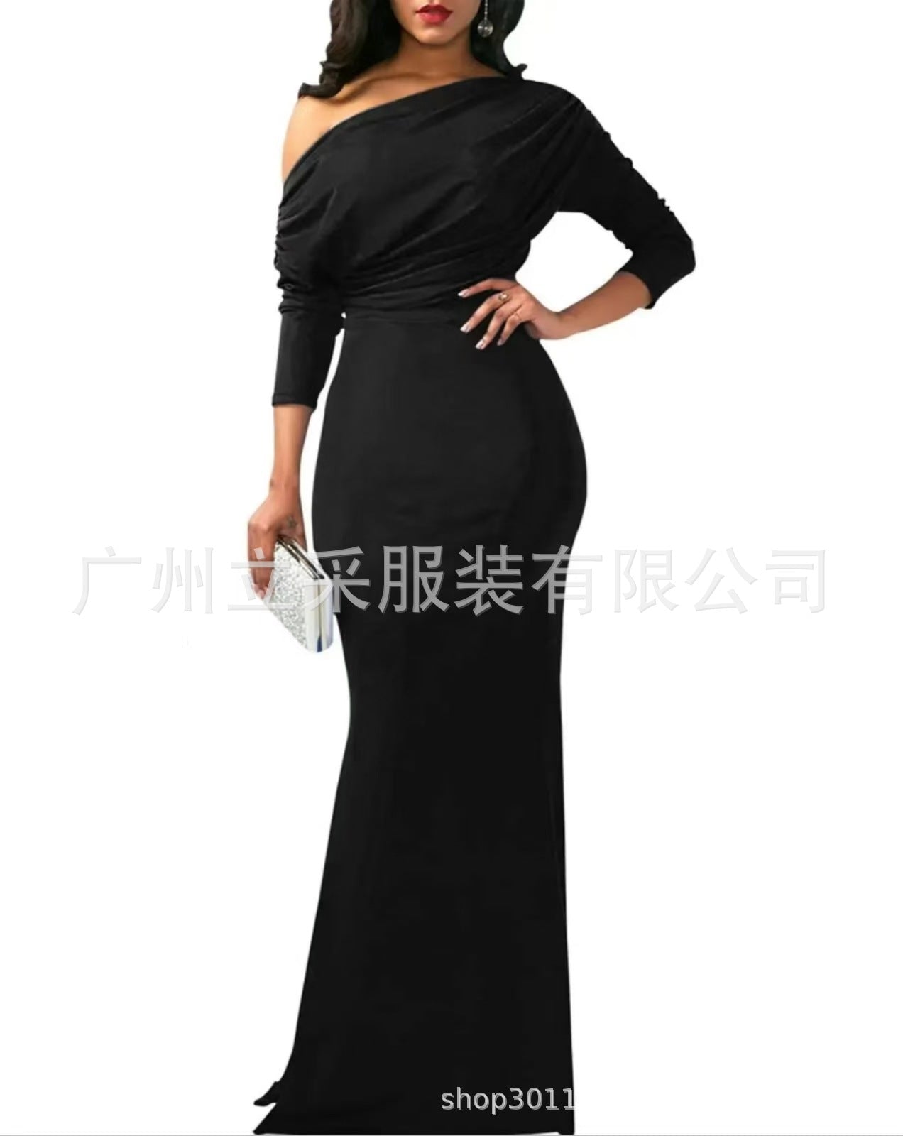 Spring Elegant Sleeveless Off-Shoulder Tight Long Dress