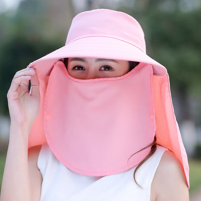 UV Protection Sunscreen Wide Brim Hat Outdoor Face Shield