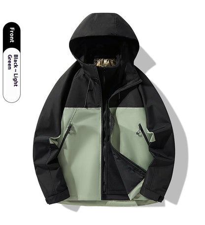 3-in-1 Waterproof Windproof Jacket Fleece Lined Outdoor Couple Hiking Jacket