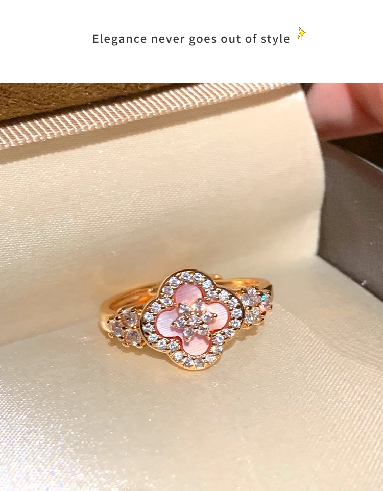 Pink Fritillary Flower Ring