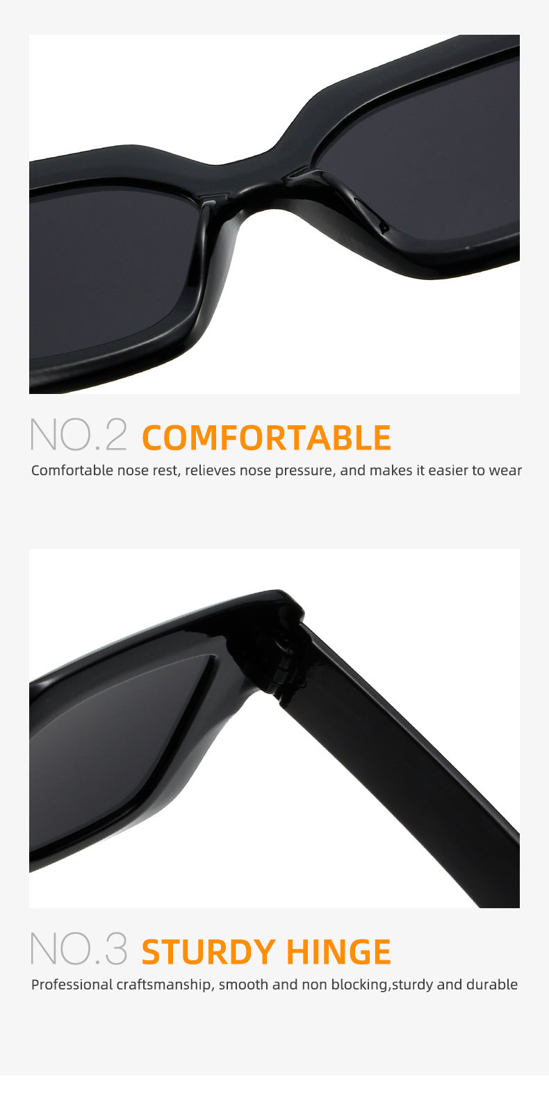 Spring Sunglasses Anti-UV Full Frame Sunglasses