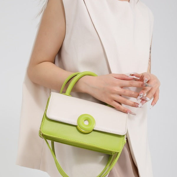 One-Shoulder Simple Crossbody Portable Small Square Bag