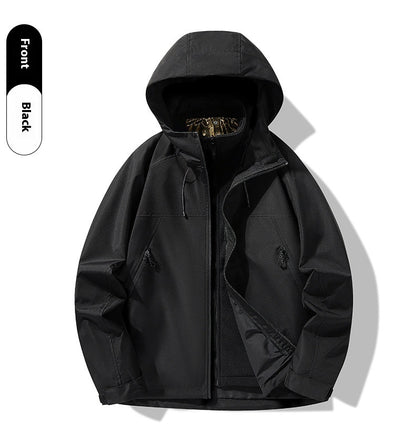 3-in-1 Waterproof Windproof Jacket Fleece Lined Outdoor Couple Hiking Jacket