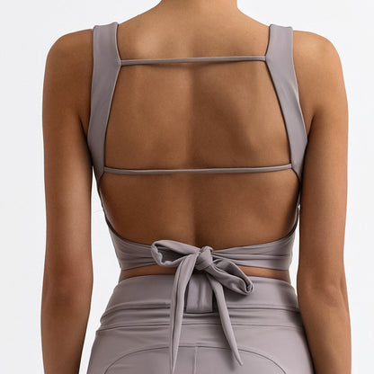 High Elasticity Quick-Dry Padded Bare-Feel Yoga Camisole