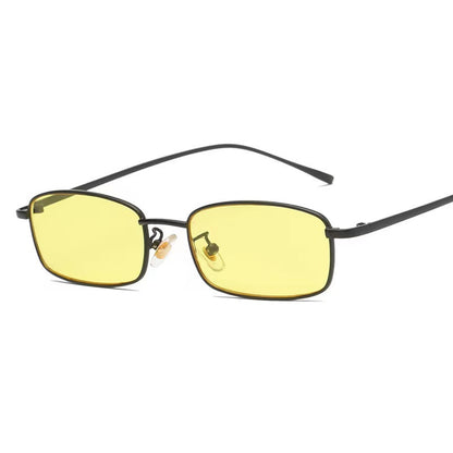 Small Square fashion Metal Sunglasses