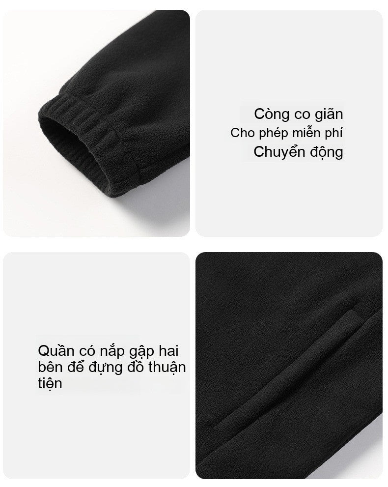 3-in-1 Waterproof Windproof Jacket Fleece Lined Outdoor Couple Hiking Jacket