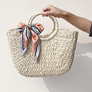 Straw Shoulder Bag For Women Woven Purse Beach Envelope Clutch Straws Wallet