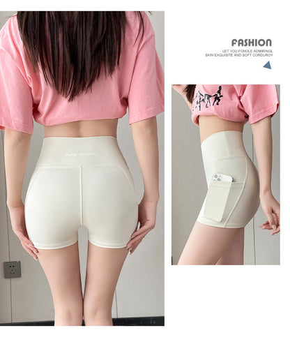 New Pocket Three-Quarter Thin Yoga Pants