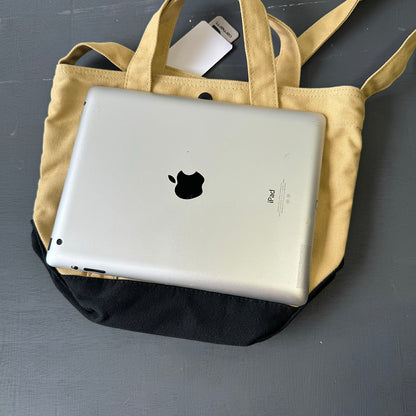 2025 Spliced Wear-Resistant Casual American Workwear Crossbody Canvas Bag