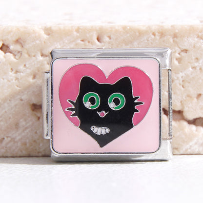 DIY Italian Modular Stitching Cartoon Stitching Bracelet