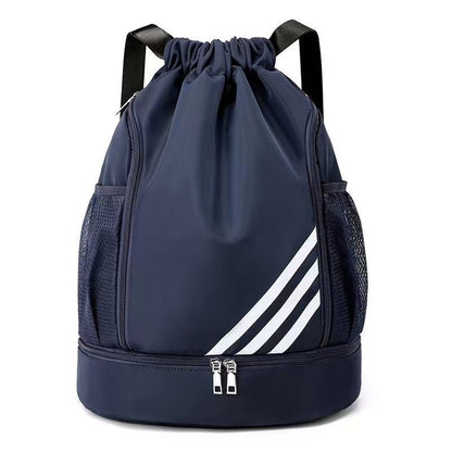 Drawstring Large Capacity Lightweight Dry-Wet Separation Swimming Travel Bag