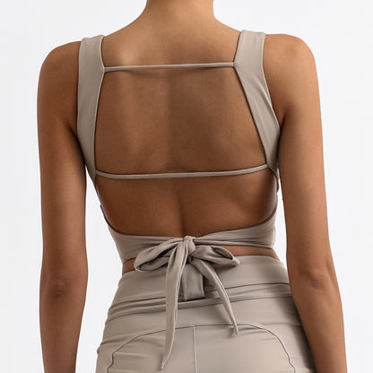 High Elasticity Quick-Dry Padded Bare-Feel Yoga Camisole