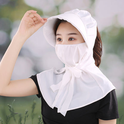Sunshade Mask Outdoor UV Protection Integrated Sun Hat