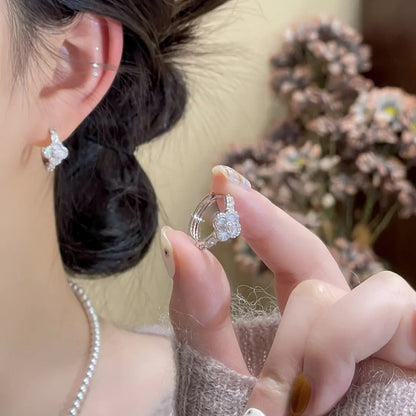 French Style Petite Flower Earrings