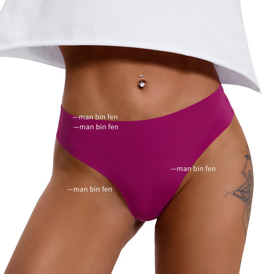 T-shaped Seamless Skin-friendly Bare-feel Sports Yoga Invisible Underwear