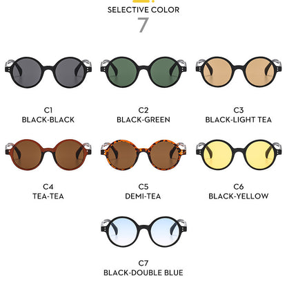 Retro Round Unisex Sunglasses