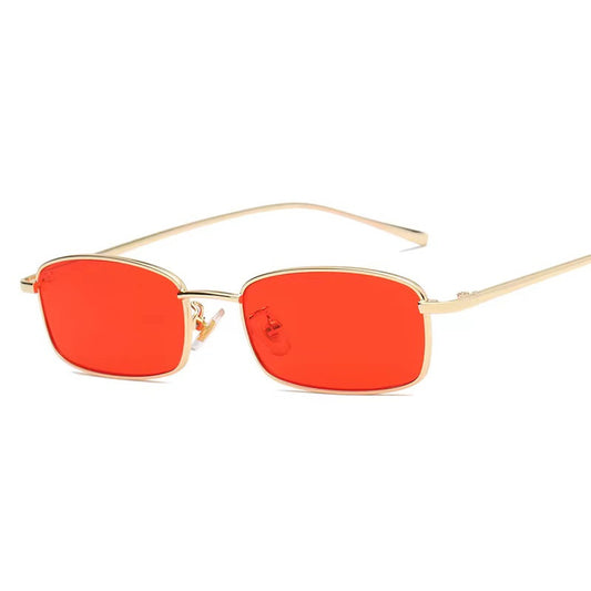 Small Square fashion Metal Sunglasses