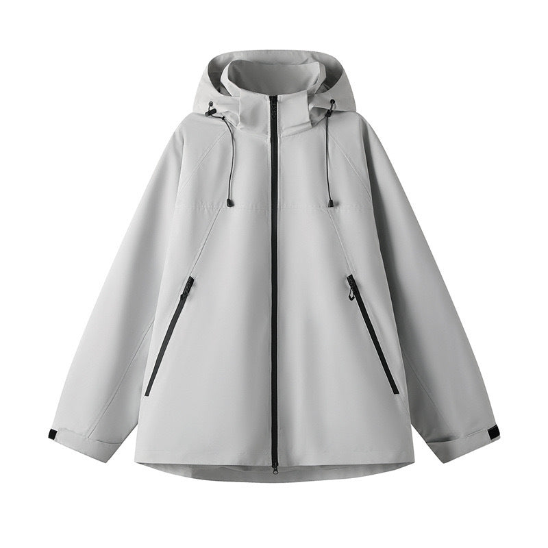 3-in-1 Waterproof Windproof Jacket Fleece Lined Outdoor Couple Hiking Jacket