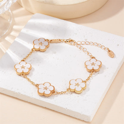 Double-sided Five Small Flower Bracelet